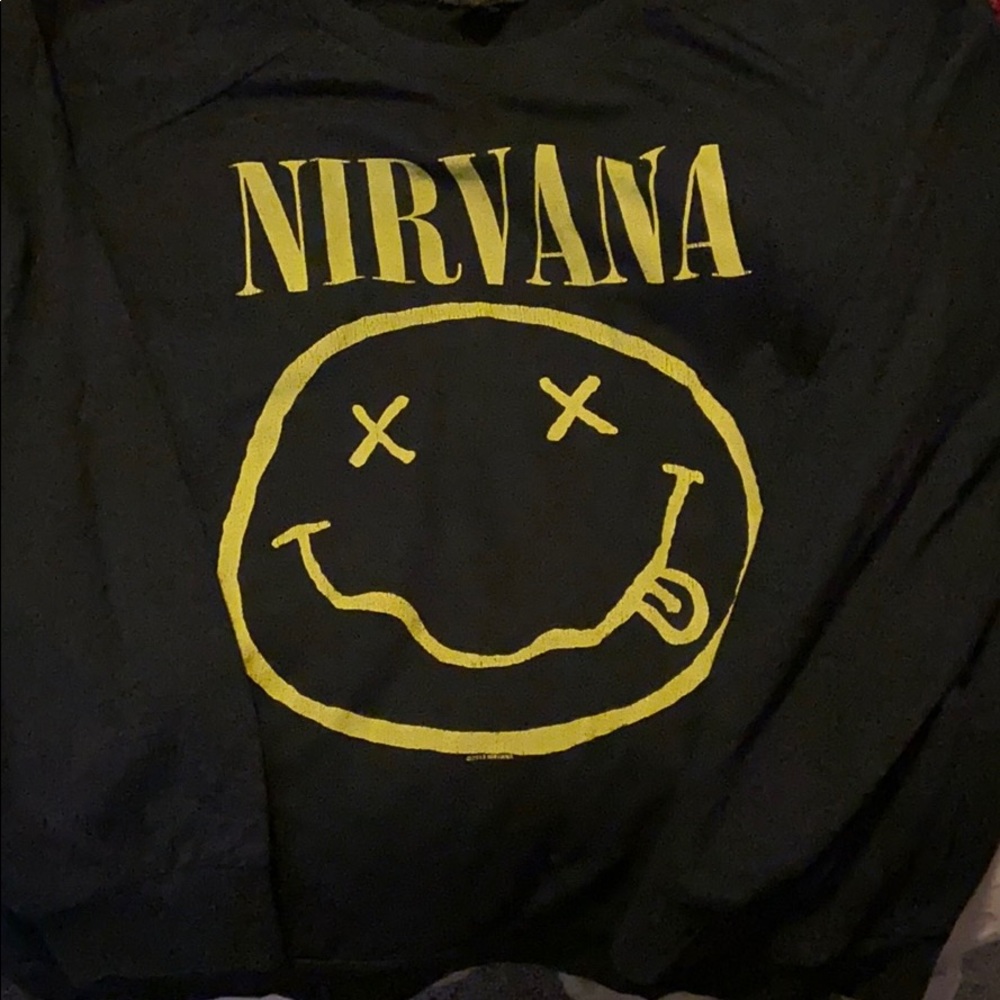 NIRVANA band sweatshirt, lightly worn !!